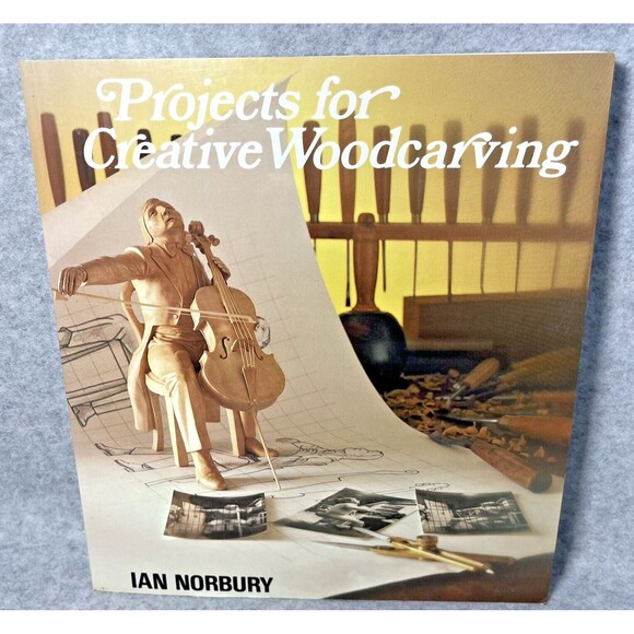 Projects for Creative Woodcarving by Ian Norbury 1995 Trade Paperback Good - Picture 1 of 14